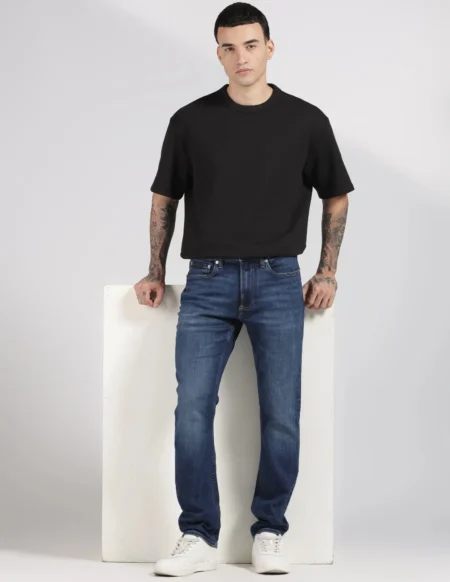 Bel & Cee Black Fit Polyester T-Shirt